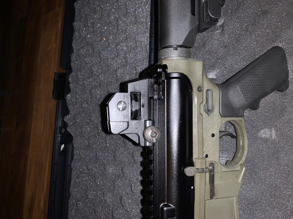 Presma AR-15 Aluminum Fixed Rear Match Sight - Customer Photo From Thomas Kindle