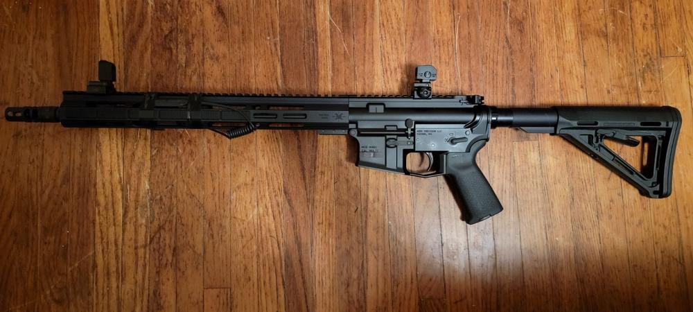 Presma AR-15 Aluminum Flip-Up Sight Set - Low Profile - Customer Photo From David Freitus