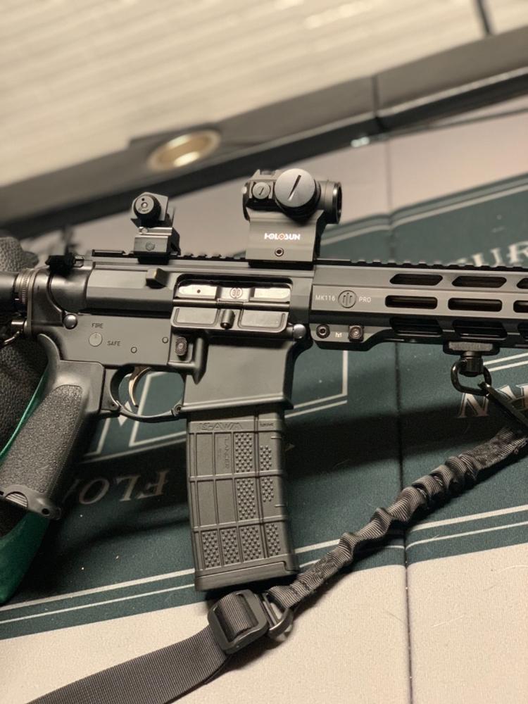 Presma AR-15 Aluminum Flip-Up Sight Set - Low Profile - Customer Photo From Phil V.