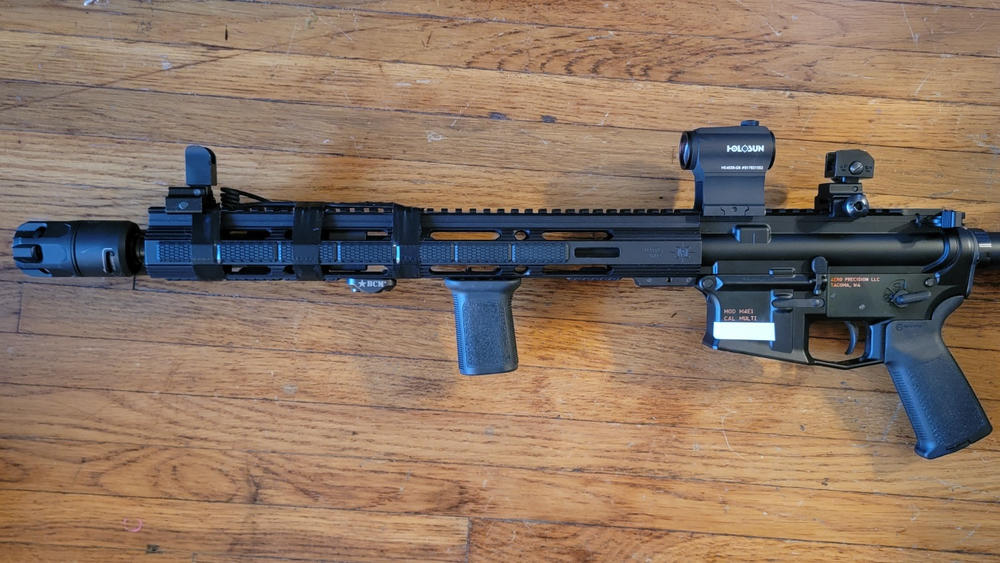 Presma AR-15 Aluminum Flip-Up Sight Set - Low Profile - Customer Photo From David Freitus