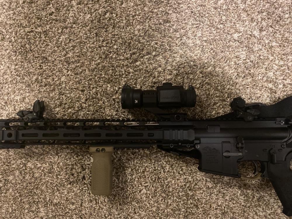 Presma AR-15 Flip-Up Sight Set - Black - Customer Photo From Christopher L.