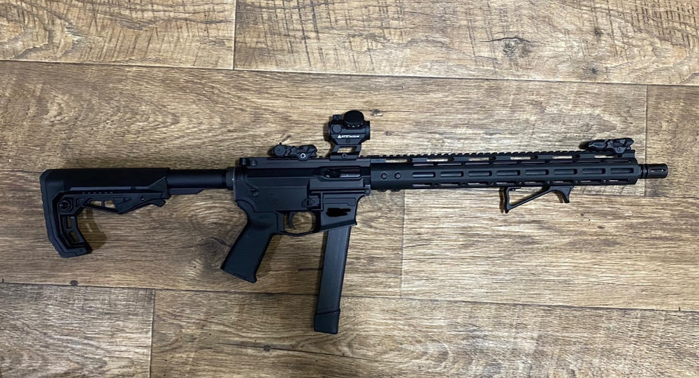 Presma AR-15 Flip-Up Sight Set - Black - Customer Photo From Casey Urrutia