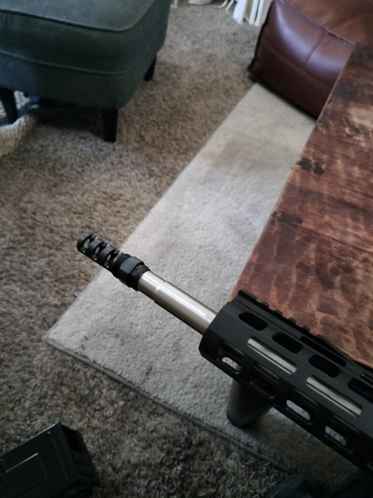 Presma Muzzle Brake 5/8x24 w/ Blast Forwarding Device - Customer Photo From Kalani t