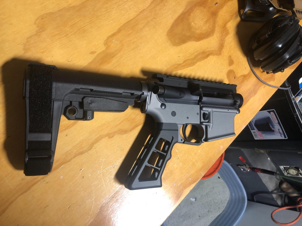 Presma Skeletonized Pistol Grip - Black - Customer Photo From Peter Hand