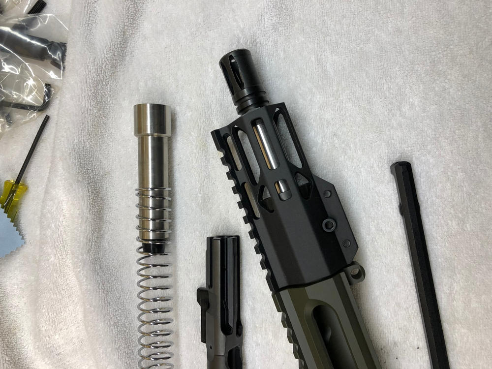 NBS 9mm 1/2-28 A2 Birdcage Flash Hider - Customer Photo From Gary Lee