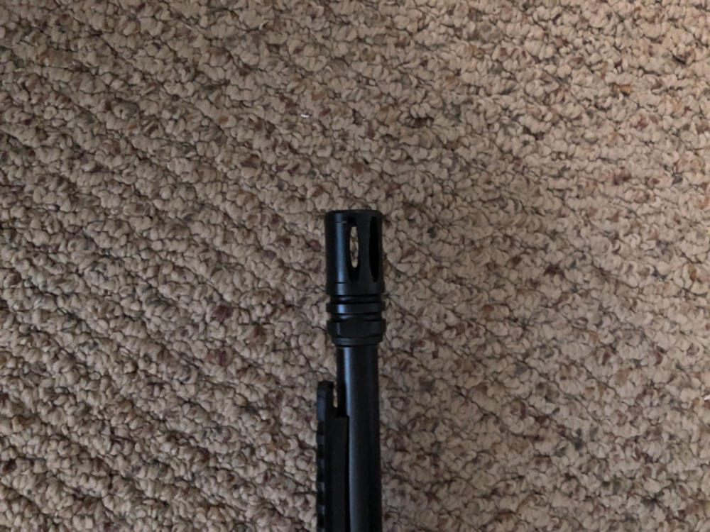 NBS 9mm 1/2-28 A2 Birdcage Flash Hider - Customer Photo From Fretitia Young