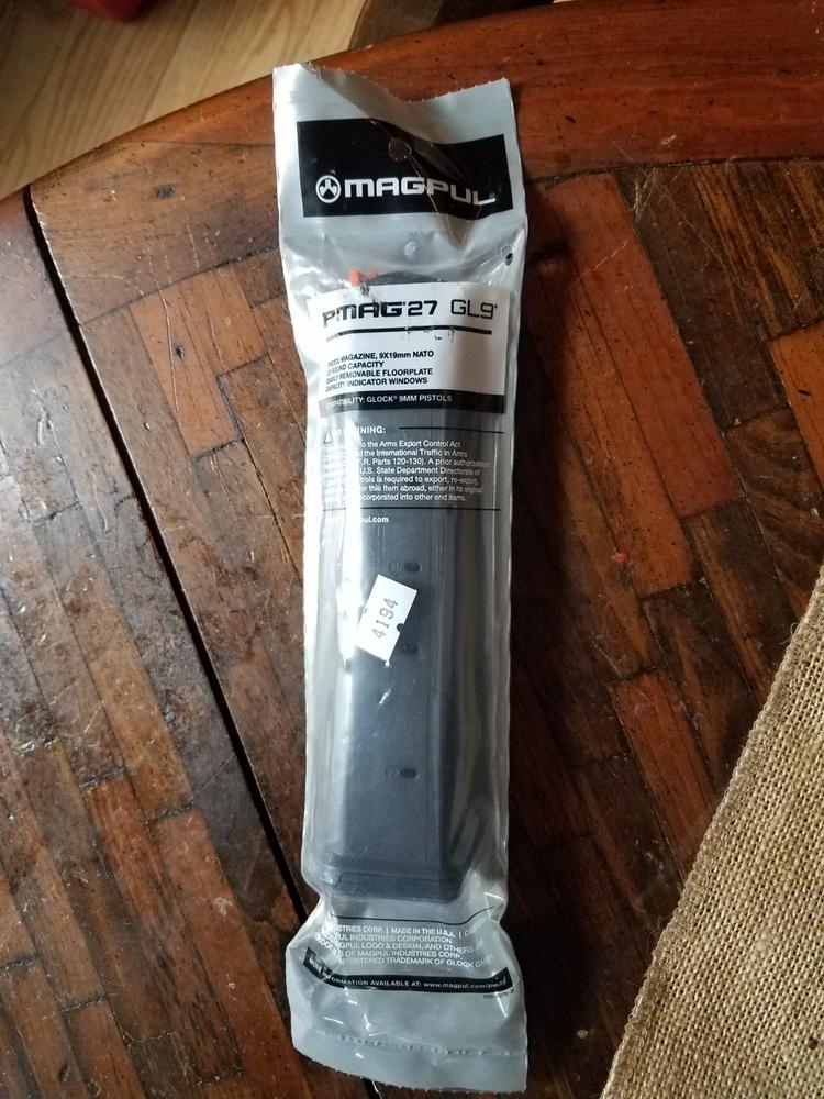 Magpul PMAG for Glock 27RD - Black - Customer Photo From Ryan Johnson