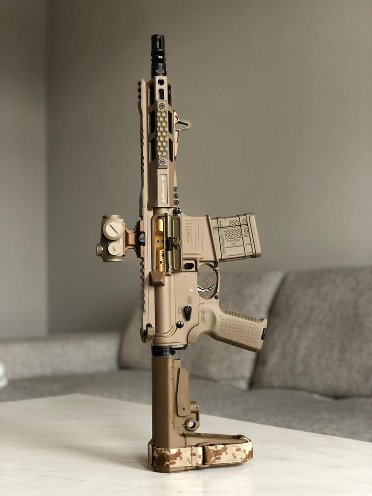 Aero Precision AR-15 Stripped Upper Receiver, No Forward Assist - FDE Cerakote - Customer Photo From Vadim Lebed