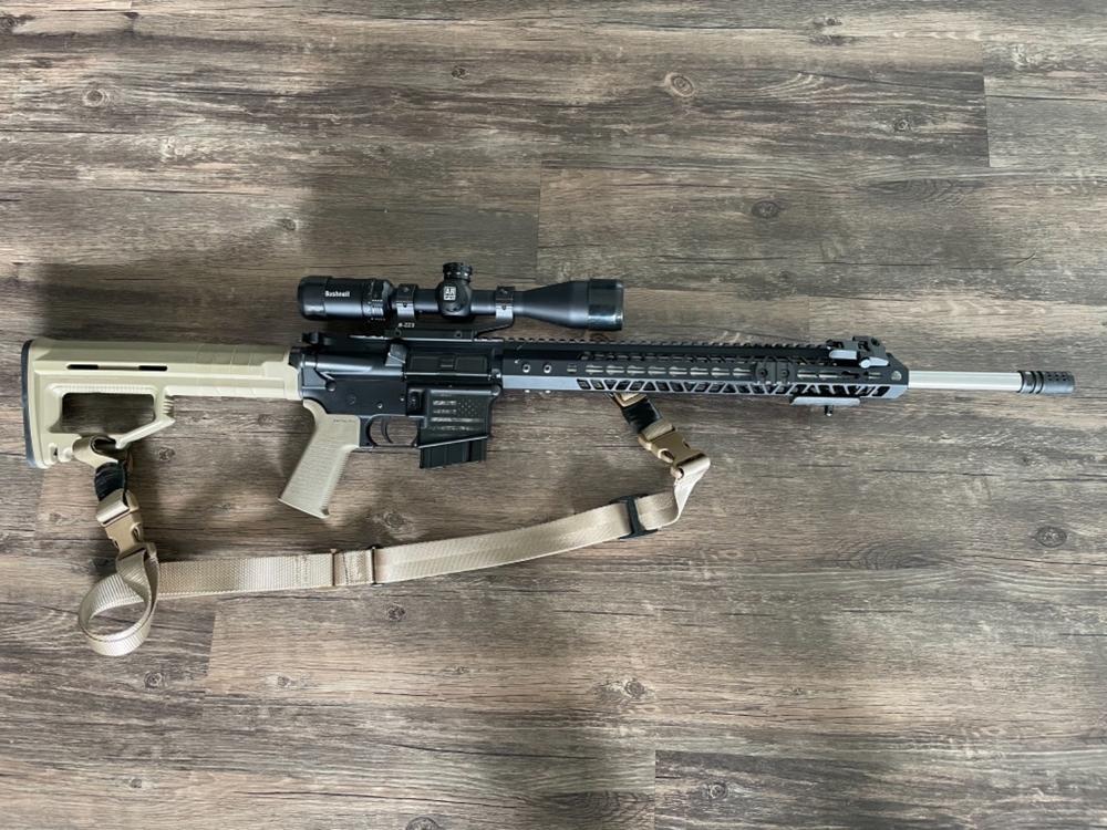 Strike Industries  Modular Fixed Stock - FDE - Customer Photo From Bradley Buterbaugh