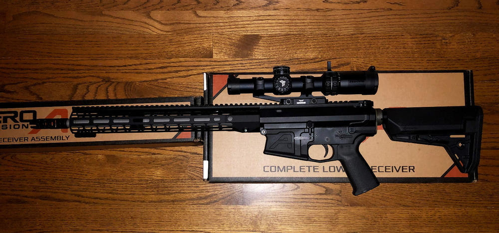 Aero Precision M5 Complete Lower Receiver w/ MOE Grip & SL-S Carbine Stock - Anodized Black - Customer Photo From Nikolay Boyukliev