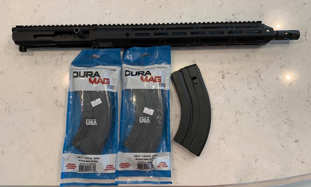 DURAMAG Stainless Steel 28rd 7.62x39 Magazine - Black - Customer Photo From Christopher Henry