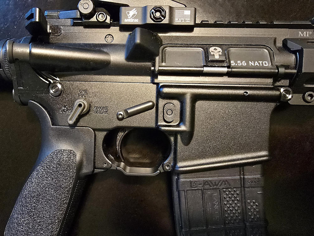 Battle Arms Enhanced AR15 Pivot and Takedown Pin Set - Titanium - Black DLC - Customer Photo From Kenneth Menzies