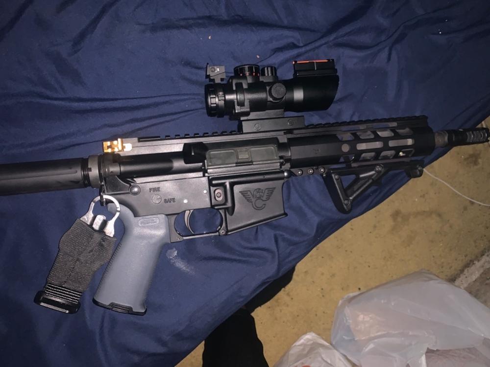 Aim Sports 4X32 Tri Illuminated Scope w/Fiber Optic Sight Mil-Dot Reticle - Customer Photo From Jonathan Crenshaw