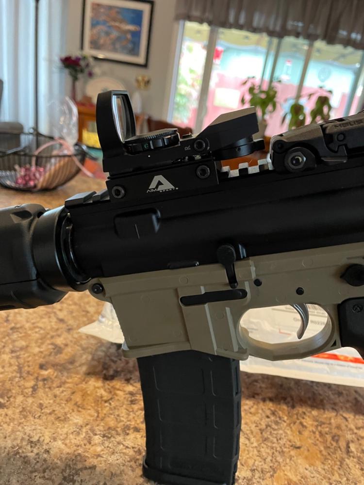 Aim Sports 1X34MM Dual ILL. w/4 Different Reticles - Classic Edition - Customer Photo From Mike Ufford