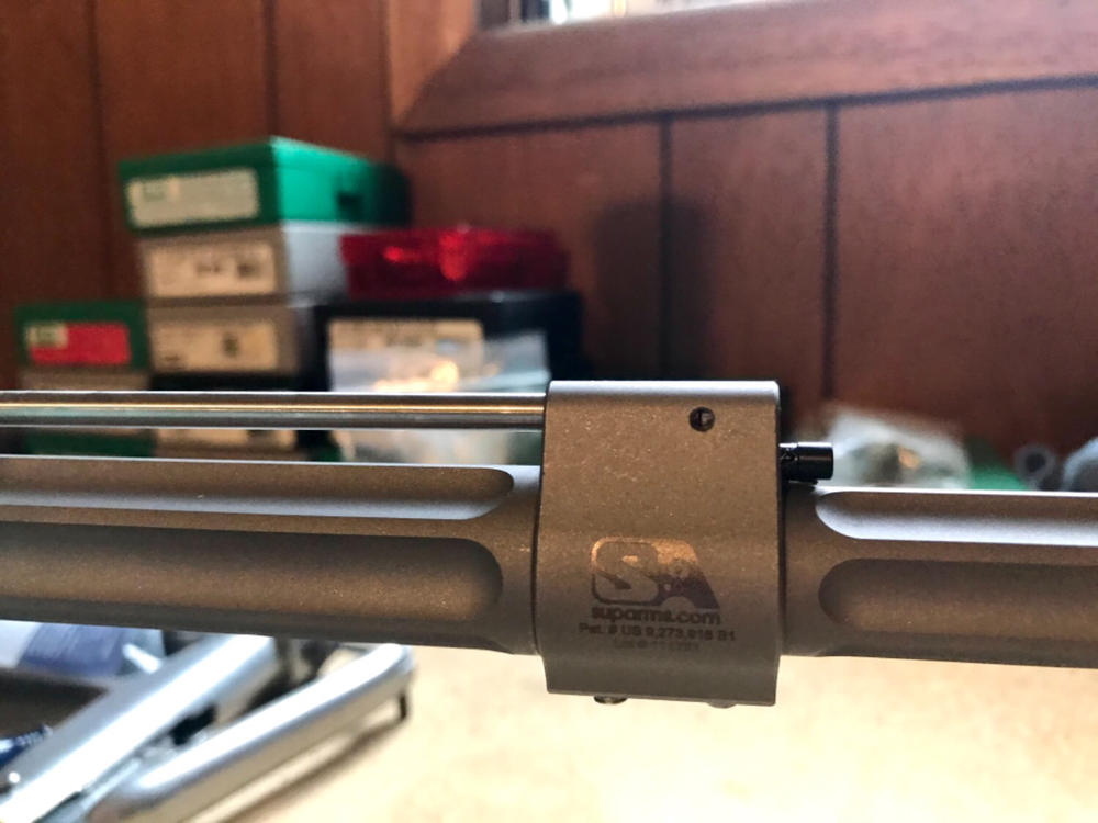 Superlative Arms .750 Adjustable Gas Block - Solid - Stainless Steel - Customer Photo From Tim Giraudier