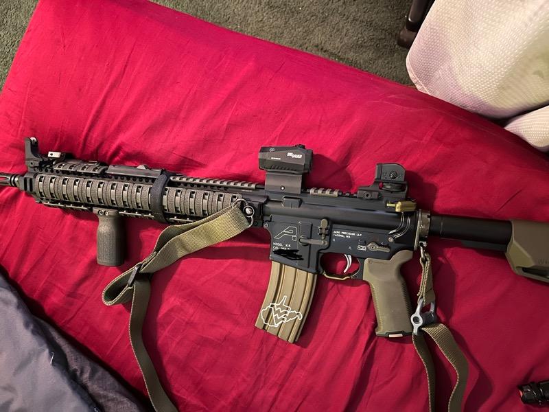 UTG AR-15 Super Slim Fixed Low Profile Front Sight, Black - Customer Photo From Steven Williams