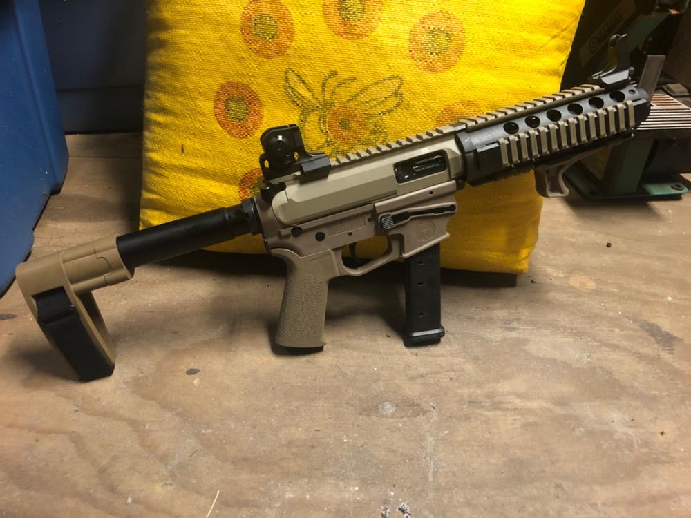 UTG AR-15 Super Slim Fixed Low Profile Front Sight, Black - Customer Photo From Sean Graves