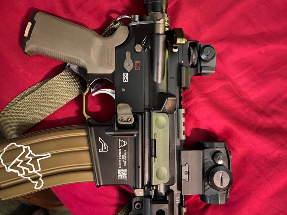 UTG AR-15 Super Slim Fixed Rear Sight, Picatinny, Black - Customer Photo From Steven Williams