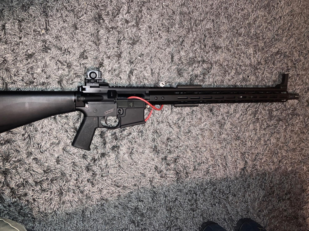 UTG AR-15 Super Slim Fixed Rear Sight, Picatinny, Black - Customer Photo From Tee Hillestad