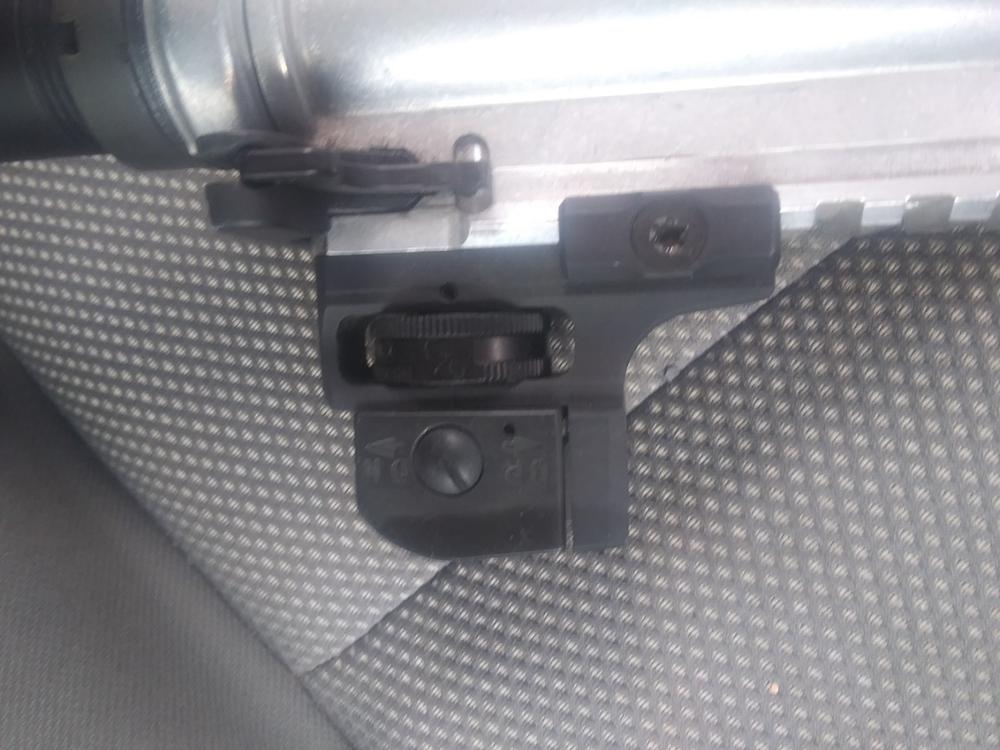 UTG AR-15 Super Slim Fixed Rear Sight, Picatinny, Black - Customer Photo From Waylon Cloud