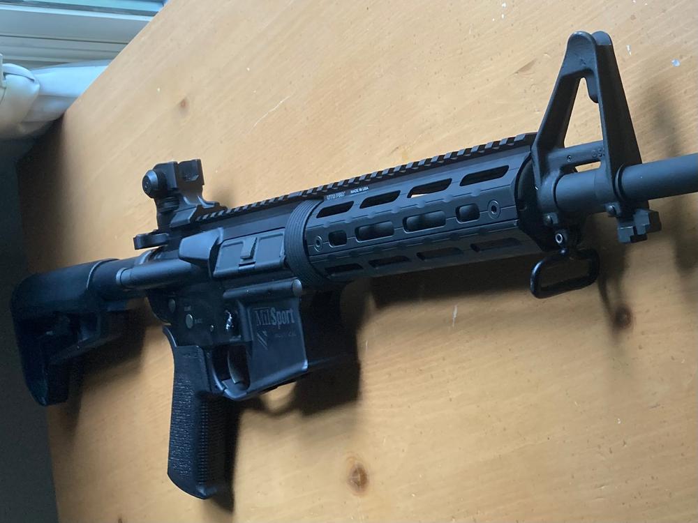 UTG PRO AR-15 Super Slim M-LOK Drop-in Car Length Rail Black - Customer Photo From Chris D