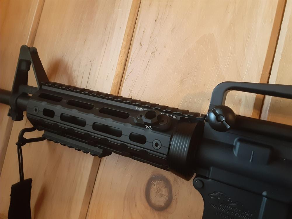 UTG PRO AR-15 Super Slim M-LOK Drop-in Car Length Rail Black - Customer Photo From Charles Surrells