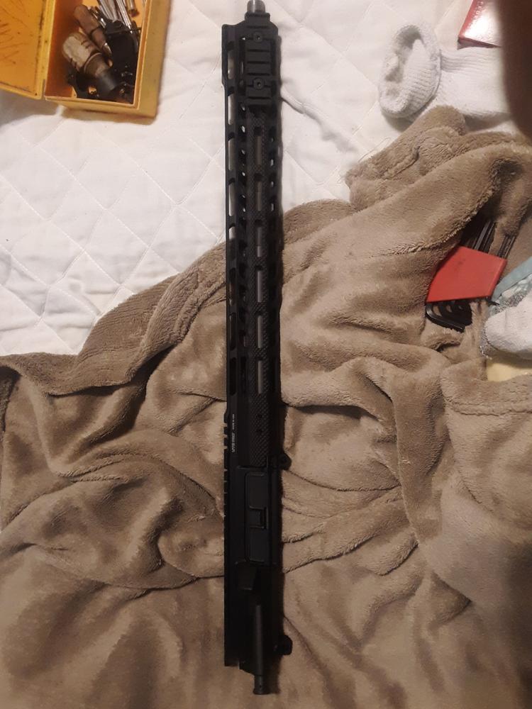 UTG PRO M-LOK AR-15 15" Ultra Slim Free Float Handguard - Customer Photo From Russell Bearden