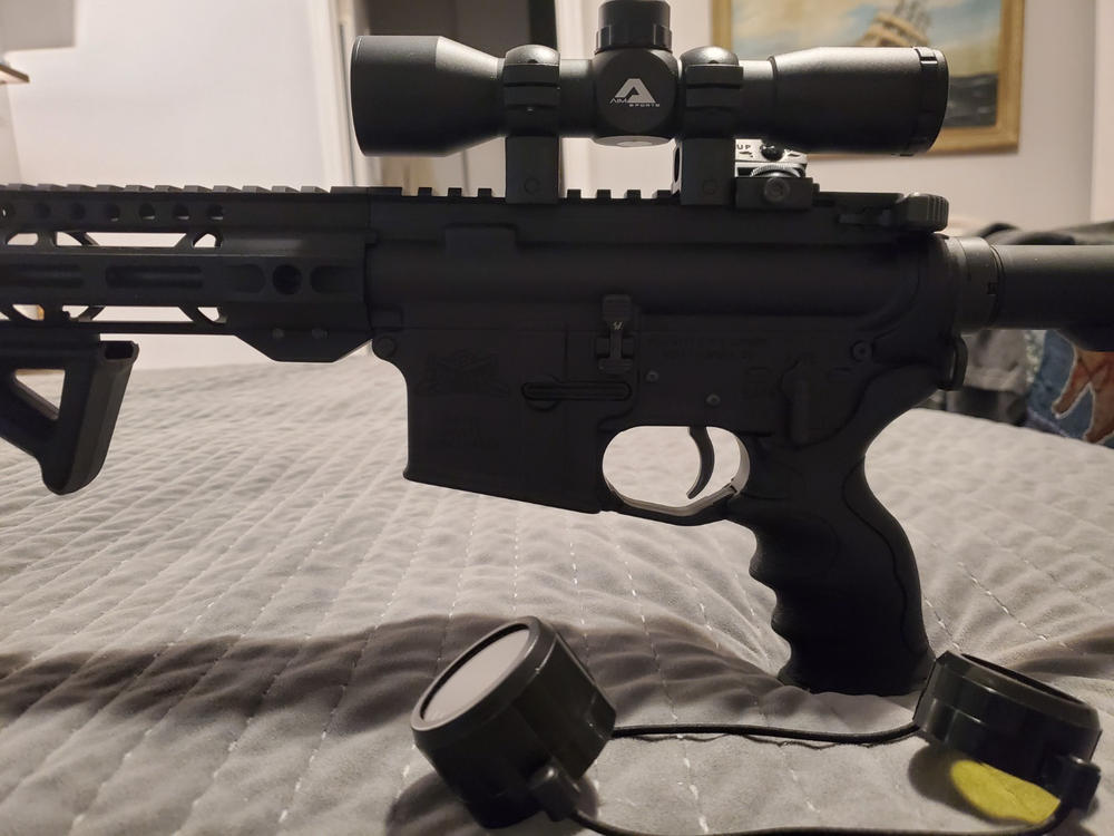 Aim Sports 4X32 Compact Mil-Dot Scope w/ Rings - Customer Photo From Terry Davison