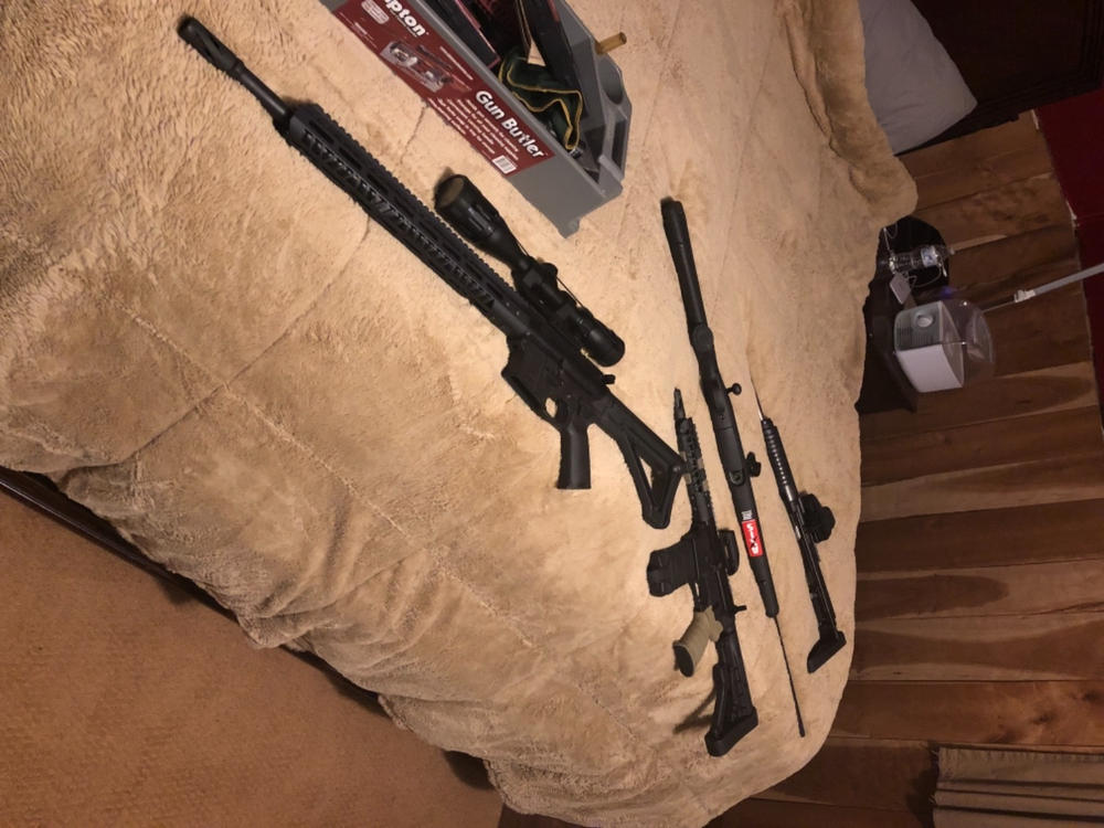 Trinity Force Alpha Mil Spec Stock & Buffer Kit - Black - Customer Photo From Terry Goff