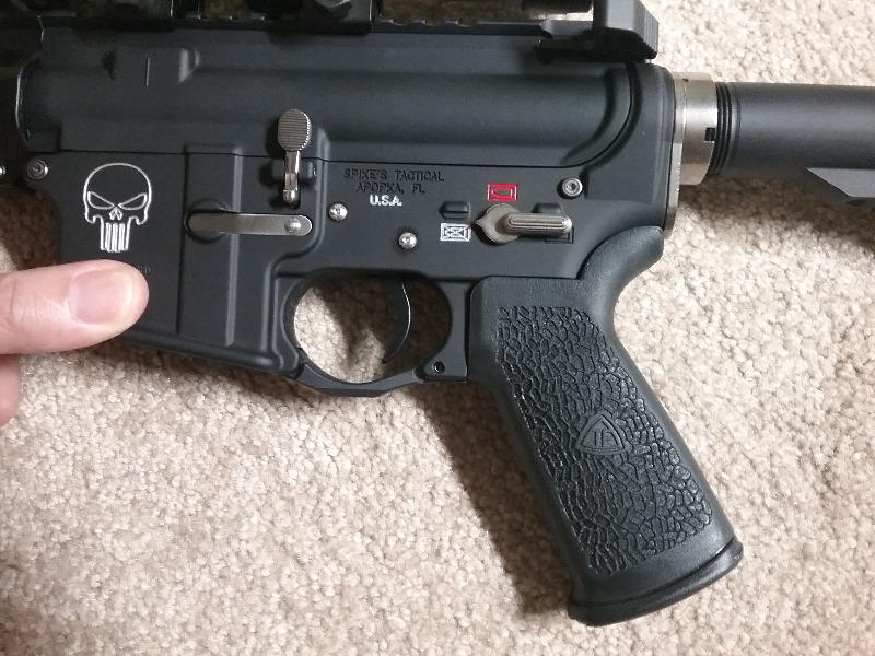 Trinity Force DI Slim Pistol Grip - Black - Customer Photo From Bob O.