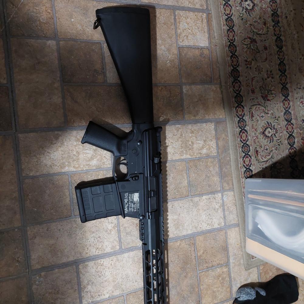 UTG AR308 A2 Style Fixed Buttstock Complete Assembly - Black - Customer Photo From Robert Allgood