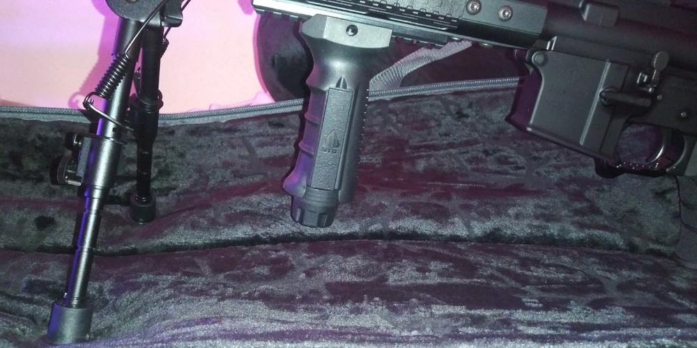 UTG Ergonomic Ambidextrous Vertical Foregrip - Black - Customer Photo From Sean Ermen