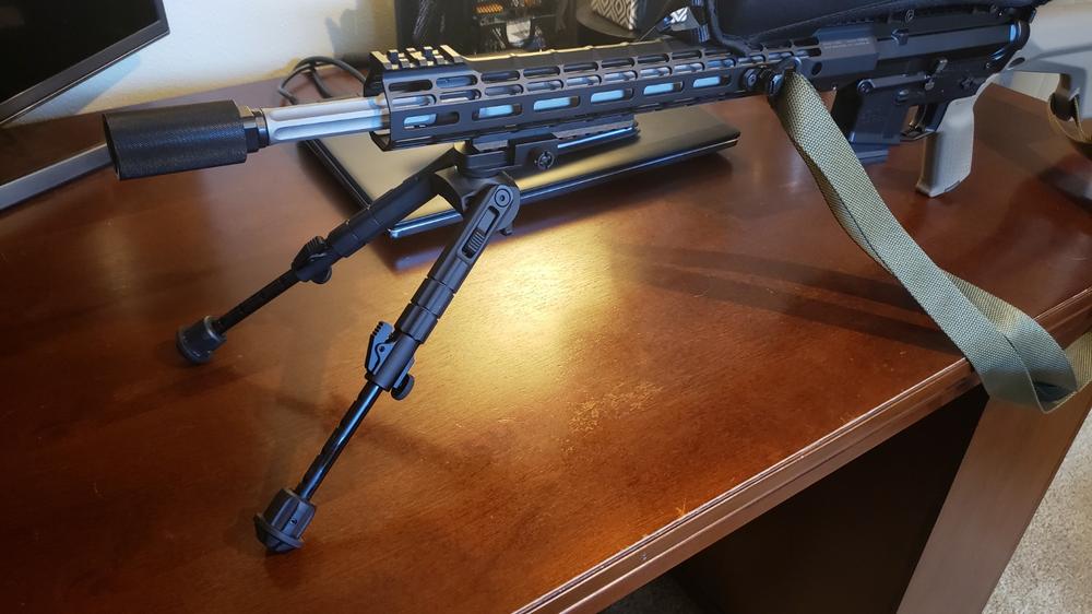 UTG Heavy Duty Recon 360 Bipod - 6.69"-9.12" - Customer Photo From Steven McCarthy