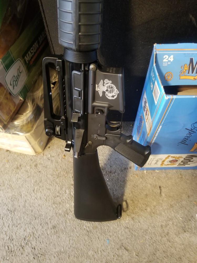 UTG Model4/AR-15 A2 Fixed Stock Assembly - Black - Customer Photo From James Quintrell