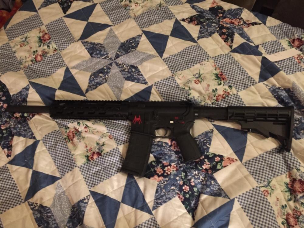 UTG PRO 6-Position Mil-Spec Stock Assembly - Black - Customer Photo From Jesse Tate