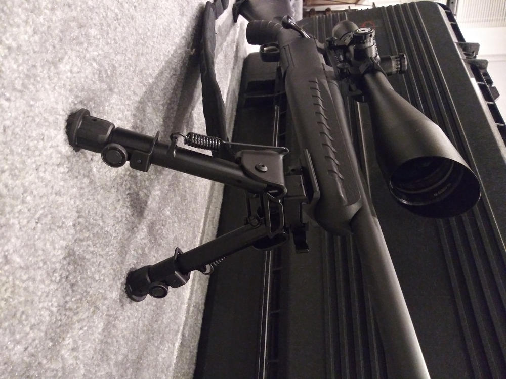 UTG Tactical OP Bipod, QD Lever Mount - 5.9"-7.3" - Customer Photo From Richard Smith