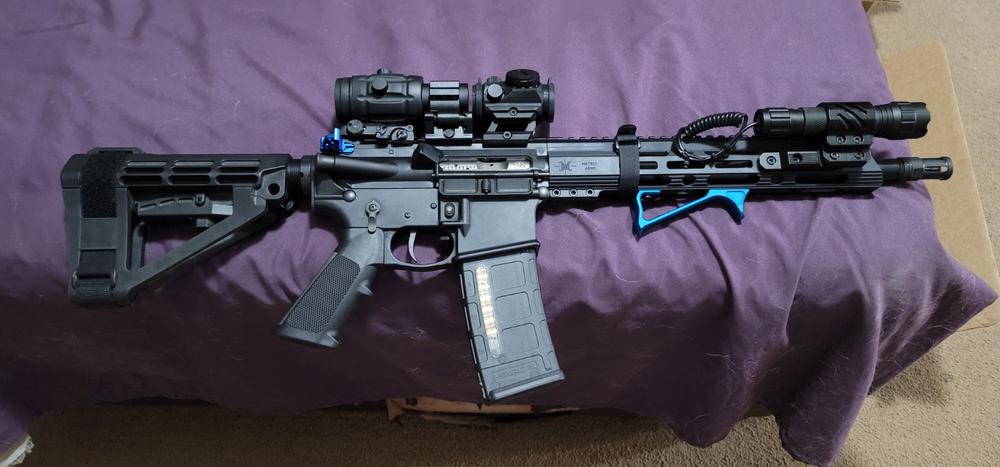 UTG Ultra Slim Angled Foregrip - Customer Photo From Justin Lauria