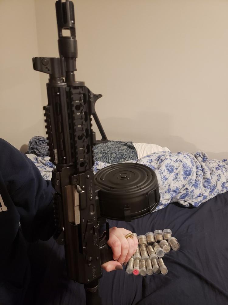 UTG Ultra Slim Angled Foregrip - Customer Photo From timothy steen