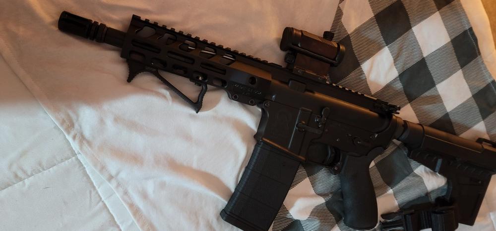 UTG Ultra Slim Angled Foregrip - Customer Photo From EFREN AUGUSTO