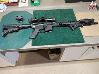 UTG PRO M-LOK AR-15 Super Slim Free Float Handguard - 15" - Customer Photo From Daniel Cantin