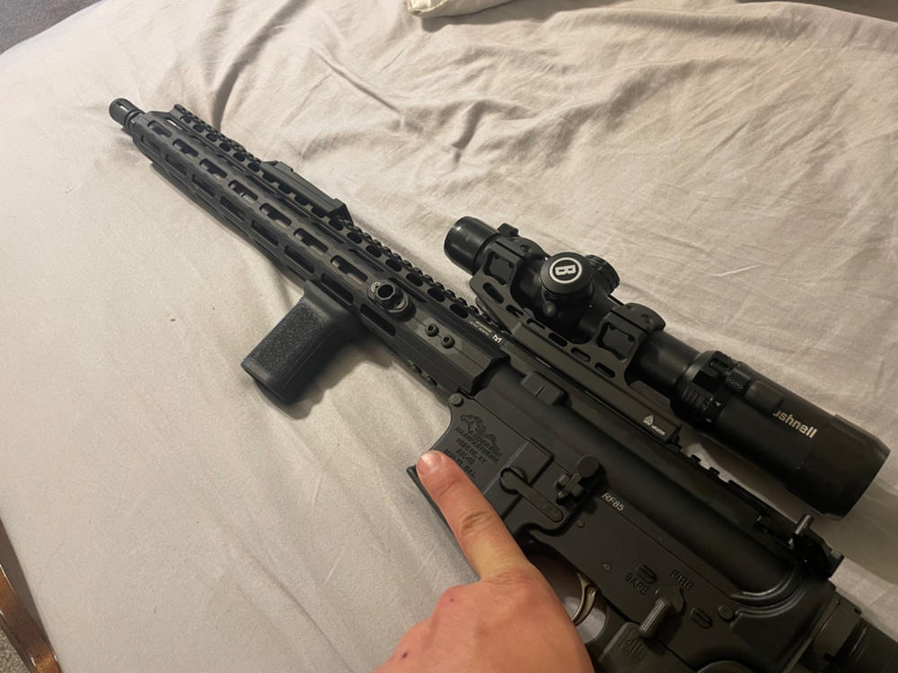 UTG PRO M-LOK AR-15 Super Slim Free Float Handguard - 15" - Customer Photo From Cole Wineland