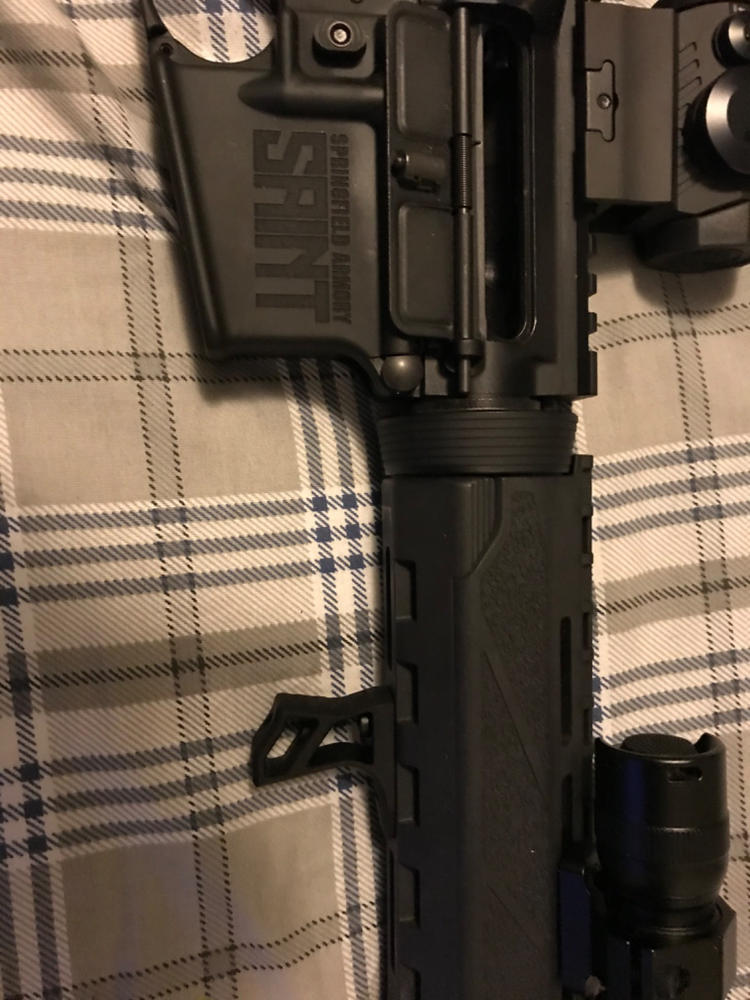 UTG M-LOK Ultra Slim Handstop - Black - Customer Photo From Will Pryce