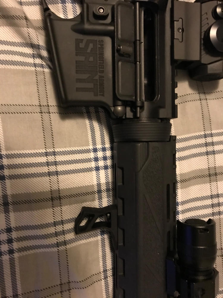 UTG M-LOK Ultra Slim Handstop - Black - Customer Photo From Will Pryce