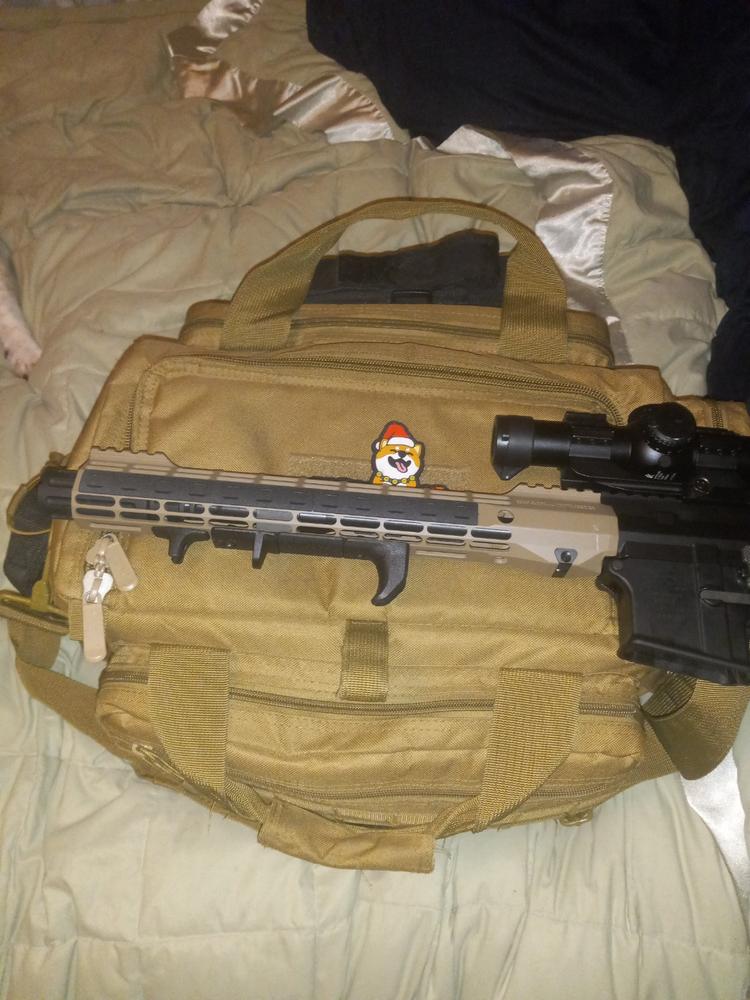 Aero Precision ATLAS S-ONE Free Float M-LOK Handguard - FDE, 12" - Customer Photo From Curtis Bricker