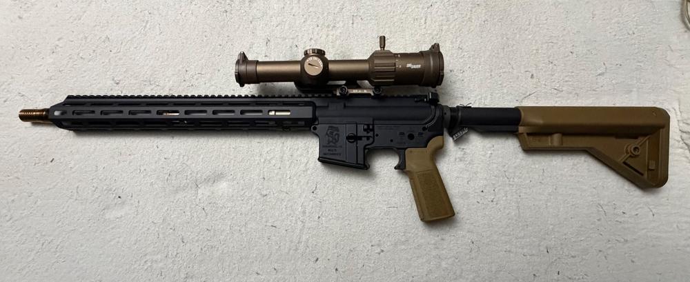 B5 Systems Fixed BRAVO Mil-Spec Stock - Coyote Brown - Customer Photo From Alfredo Turiano