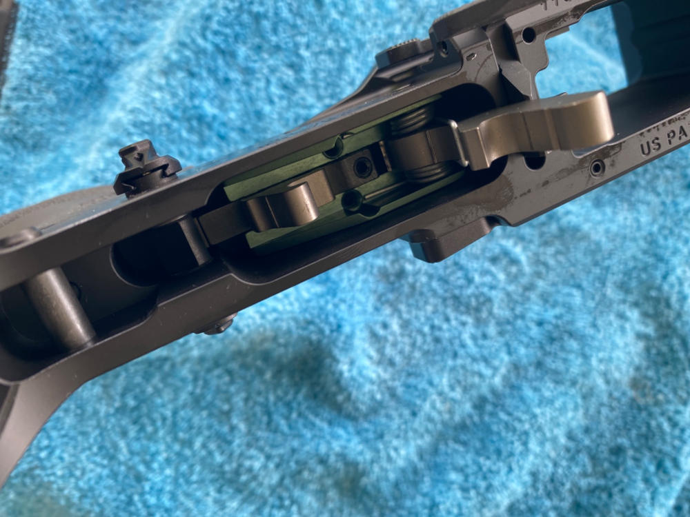 Velocity Drop-in Trigger for AR-15 - Curved - 4lb - Customer Photo From Paul Lowell