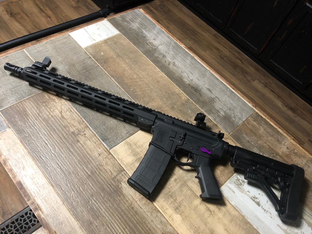 NBS Upper Build Kit w/ Extended Latch Charging Handle - Customer Photo From Gideon Donner 