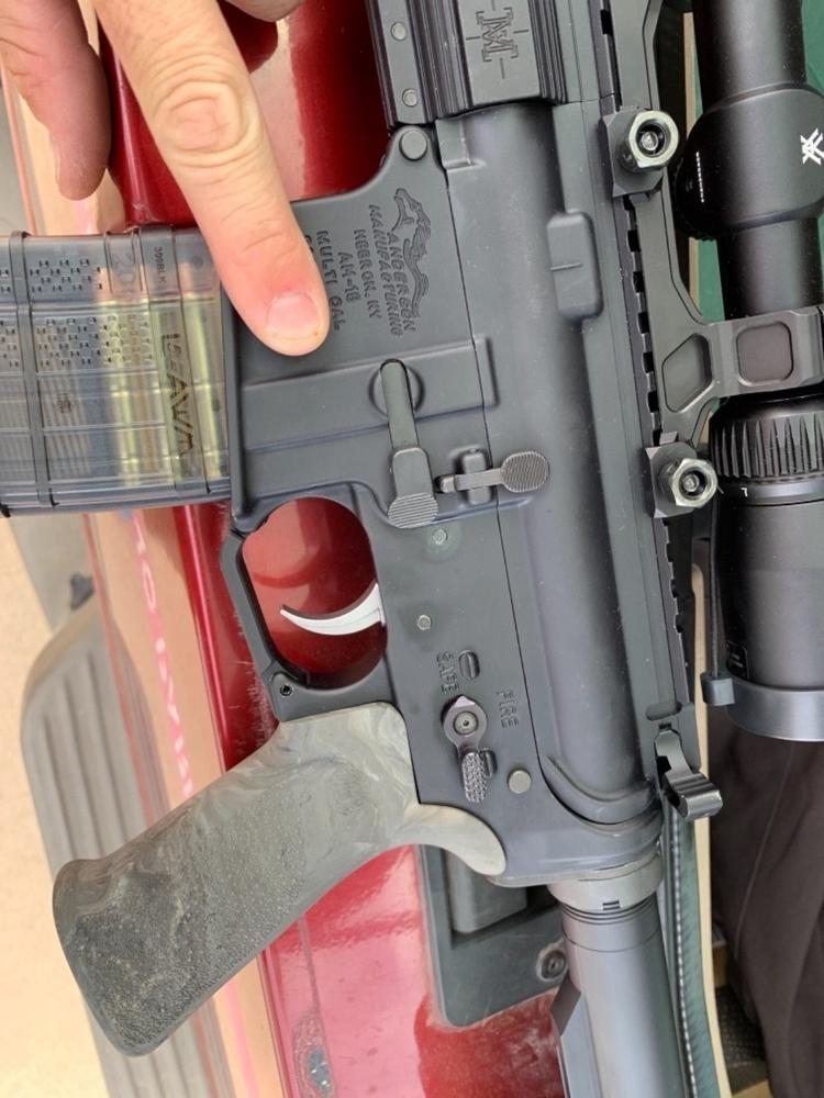 Anderson Assembled Lower Receiver w/ LPK - Closed Trigger - Customer Photo From CALEB MAYER