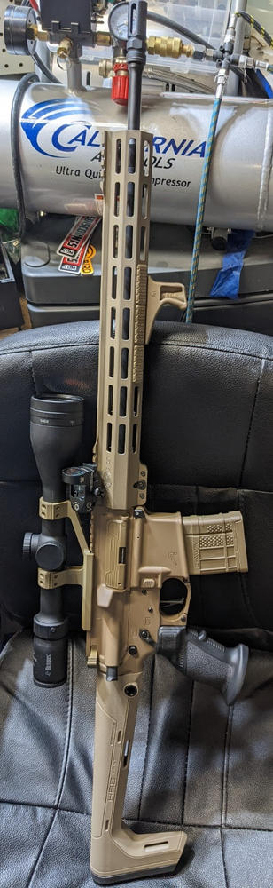 Aero Precision Billet Aluminum Trigger Guard - Magpul FDE Cerakote - Customer Photo From Jerod McComas