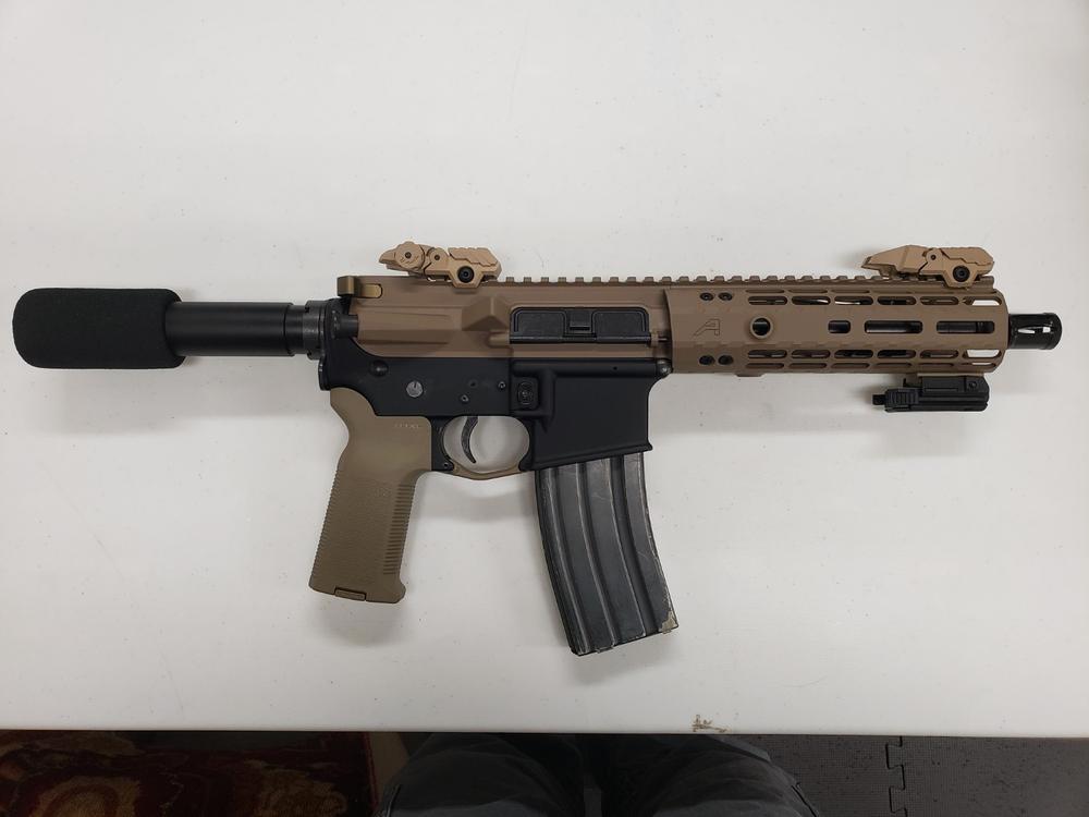 Aero Precision M4E1 Complete Upper, 7.5" 5.56 Barrel, EM-7 Gen 2 Handguard - FDE Cerakote - Customer Photo From Gary D Stewart